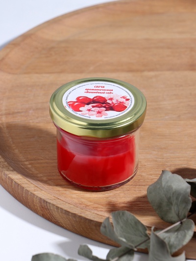 Ароматическая свеча в банке «Вишневый сад», 5×6 см, 120 г