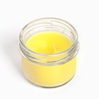 Свеча в банке ароматическая "Лимонный фреш", 6х7 см, 120 г - фото 6685190
