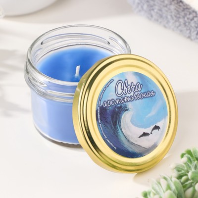 Ароматическая свеча в банке «Морской бриз», 5×6 см, 120 г