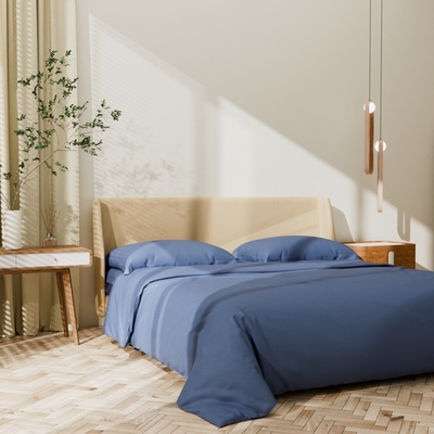 Постельное бельё дуэт «Этель» Blue lake, мако-сатин