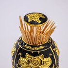 Подставка под зубочистки «Яйцо», 11×8 см, цвет чёрный - Фото 3