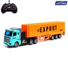 Грузовик радиоуправляемый «Контейнеровоз», масштаб 1:48, свет, работает от аккумулятора - Фото 1