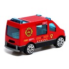 Набор металлических машин «Пожарная служба», 6 шт. - фото 3207557