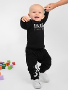 Лонгслив Крошка Я Little Boss, рост 86-92 см, чёрный - Фото 2