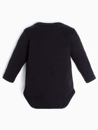 Боди детское с длинным рукавом Крошка Я "Little Boss", рост 86-92 см, цвет чёрный - фото 809603770