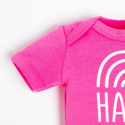 Комплект боди для девочки «Крошка Я» Love, 3 шт., рост 86-92 см