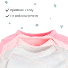 Боди детские с длинным рукавом Крошка Я «Котик»-3 шт, рост 62-68 см 9188501 - фото 14077660