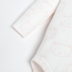 Боди детские с длинным рукавом Крошка Я «Котик»-3 шт, рост 68-74 см - фото 805001141