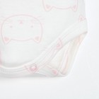 Боди детские с длинным рукавом Крошка Я «Котик»-3 шт, рост 68-74 см - фото 805001143