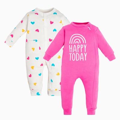 Комбинезоны детские Крошка Я Love-2 шт., рост 80-86 см