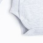 Боди детские с длинным рукавом Крошка Я Basic-3 шт рост 80-86 см 9188524 - фото 9948344