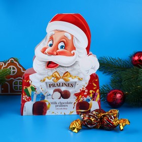 Конфеты шоколадные Baron "Санта Клаус" с пралине, 100 г