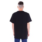 Футболка мужская, цвет чёрный/принт МИКС, размер 48 (3XL) - фото 21749509