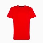 Футболка мужская, цвет красный/принт МИКС, размер 46 (2XL) 9163638