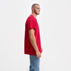 Футболка мужская, цвет красный/принт МИКС, размер 48 (3XL) - фото 21749548