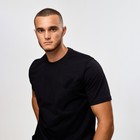 Футболка мужская, цвет чёрный/принт МИКС, размер XL - фото 21749599