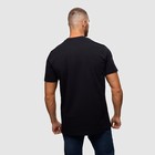 Футболка мужская, цвет чёрный/принт МИКС, размер 2XL 9177764