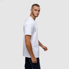 Футболка мужская, цвет белый/принт МИКС, размер M - фото 21749678