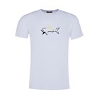 Футболка мужская, цвет белый/принт МИКС, размер L - фото 21749686