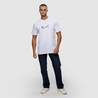 Футболка мужская, цвет белый/принт МИКС, размер XL - фото 21749690