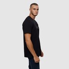 Футболка мужская, цвет чёрный/принт МИКС, размер 2XL - фото 21749726