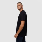 Футболка мужская, цвет чёрный/принт МИКС, размер 2XL - фото 21749727