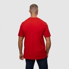 Футболка мужская, цвет красный/принт МИКС, размер S - фото 21749733