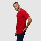 Футболка мужская, цвет красный/принт МИКС, размер XL - фото 21749756