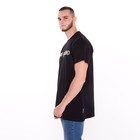 Футболка мужская, цвет чёрный, принт МИКС, размер 2XL - фото 21749796
