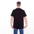 Футболка мужская, цвет чёрный, принт МИКС, размер 2XL - фото 21749797