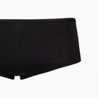 Трусы женские шорты, цвет чёрный, размер 44 - фото 51191373