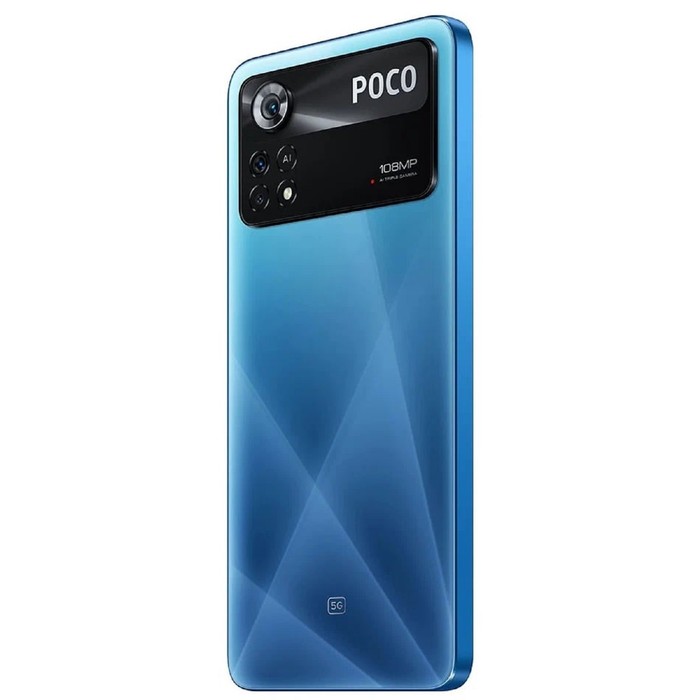 Смартфон Xiaomi POCO X4 Pro 5G NFC RU, 6.67'', Amoled, 8Гб, 256Гб, 108Мп, 5000 мАч, синий - фото 51322683