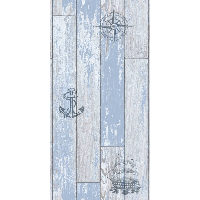 Панель ПВХ Санторини Бирюза 742 (Узор) 2,7х0,25 м