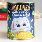 Носки в банке "Носочки на удачу в этом году" (женские, микс) - фото 9949219