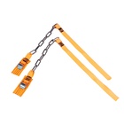 Браслет противоскольжения AUTOSTART, цепь одинарная 25 см, ремень 40×2.5 см, 2 шт. - Фото 1