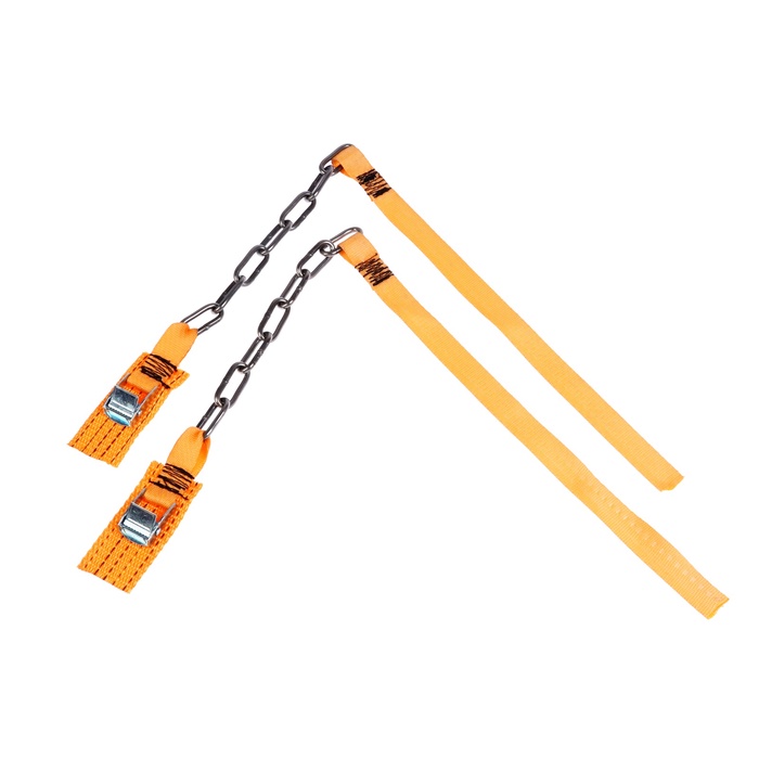 Браслет противоскольжения AUTOSTART, цепь одинарная 25 см, ремень 40×2.5 см, 2 шт. - Фото 1