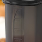Ёмкость для хранения сыпучих продуктов IDEA «Бест», 2 л, 9.5×19 см, прозрачная, крышка серая - Фото 6