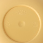 Кашпо для цветов со вставкой «Стив», 650 мл, d=11.5 см, h=10.5 см, жёлтое - Фото 6