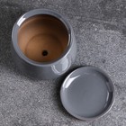 горшок цветочный Скарлет №3 1,2 л серый - Фото 2