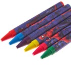 Восковые карандаши, набор 6 цветов, Человек-Паук - фото 9443437