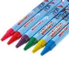 Восковые карандаши, набор 6 цветов, Синий трактор - Фото 3