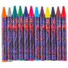 Восковые карандаши, набор 12 цветов, Человек-Паук - фото 8198340