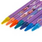 Восковые карандаши, набор 24 цвета, "Эльза и Анна", Холодное сердце - фото 9443442