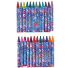 Восковые карандаши, набор 24 цвета, Смешарики - фото 8505761