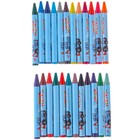 Восковые карандаши Синий трактор, набор 24 цвета - фото 9468754
