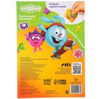 Книжка-раскладушка со скретч-слоем и наклейками «Большой переполох», Смешарики - Фото 2