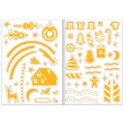 Светящиеся аппликации «Подарок Деда Мороза. Светятся в темноте», 4 картинки, 12 стр. - Фото 6