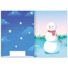 Волшебные картинки «Снеговик. Светятся в темноте», 4 аппликации, 12 стр. - фото 3587470