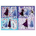Многоразовые наклейки «Анна и Эльза», А4, 70 наклеек + маркер, Холодное сердце - Фото 3