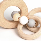 Прорезыватель деревянный для зубов Крошка Я «Мишка», с силиконовыми элементами - Фото 2